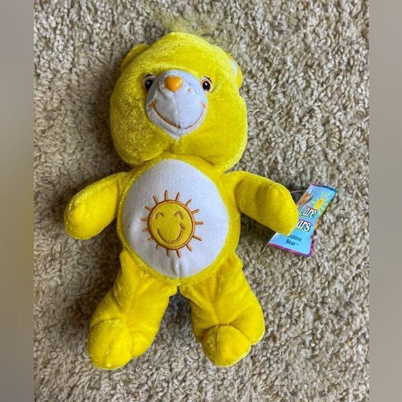 NWT VTG 2004 Care Bears 8.5'' Sunshine Bear Stuffed Animal Collectable - Picture 4 of 7